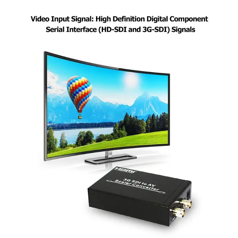 HDV S007 HD SDI 3G Композитный RCA Видео Аудио AV конвертер скалер| |