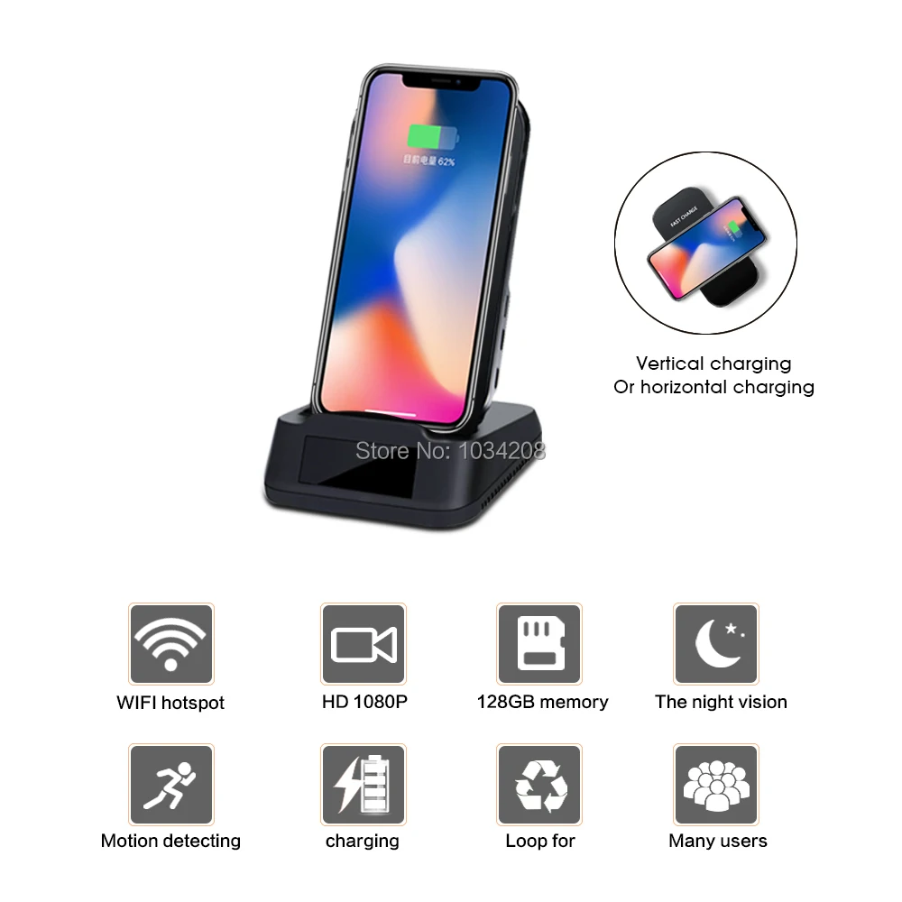 Новые стильные Лидер продаж P2P 1080 P HD беспроводной мини WiFi Камера с невидимыми ИК