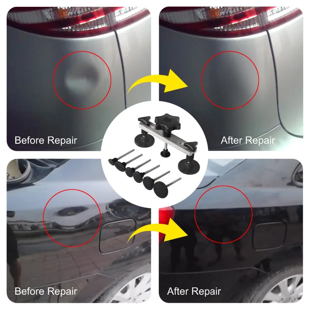 

SuperPDR Tools Painless Dent Removal Kit For Car Dent Pulling Bridge Hot Adhesive Glue Stick For Hot Melt Glue Gun Hand Tool Set