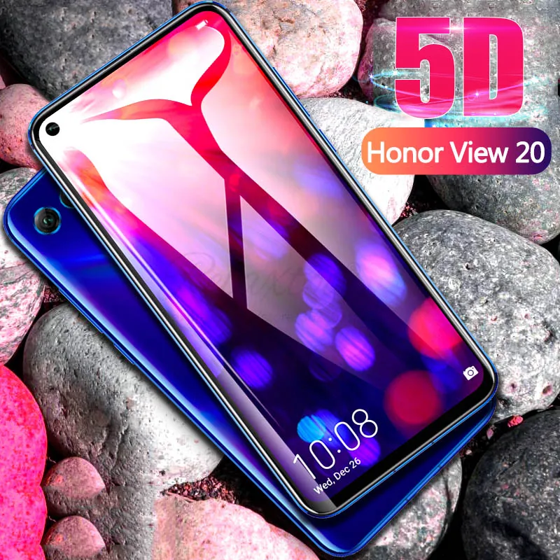 5D изогнутое полностью проклеенное закаленное стекло для huawei Honor View 20 Защитная