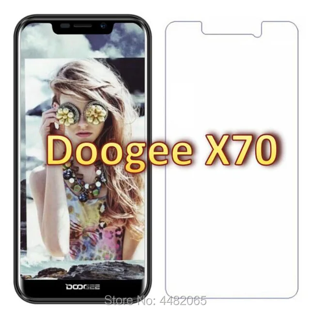10 шт. переднее закаленное стекло Для Doogee X70 Защитная пленка Взрывозащищенный