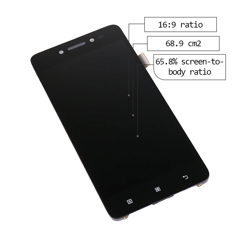 10 шт./лот для Lenovo S90 ЖК дисплей сенсорный дигитайзер в сборе с рамкой K90 T U A|Экраны