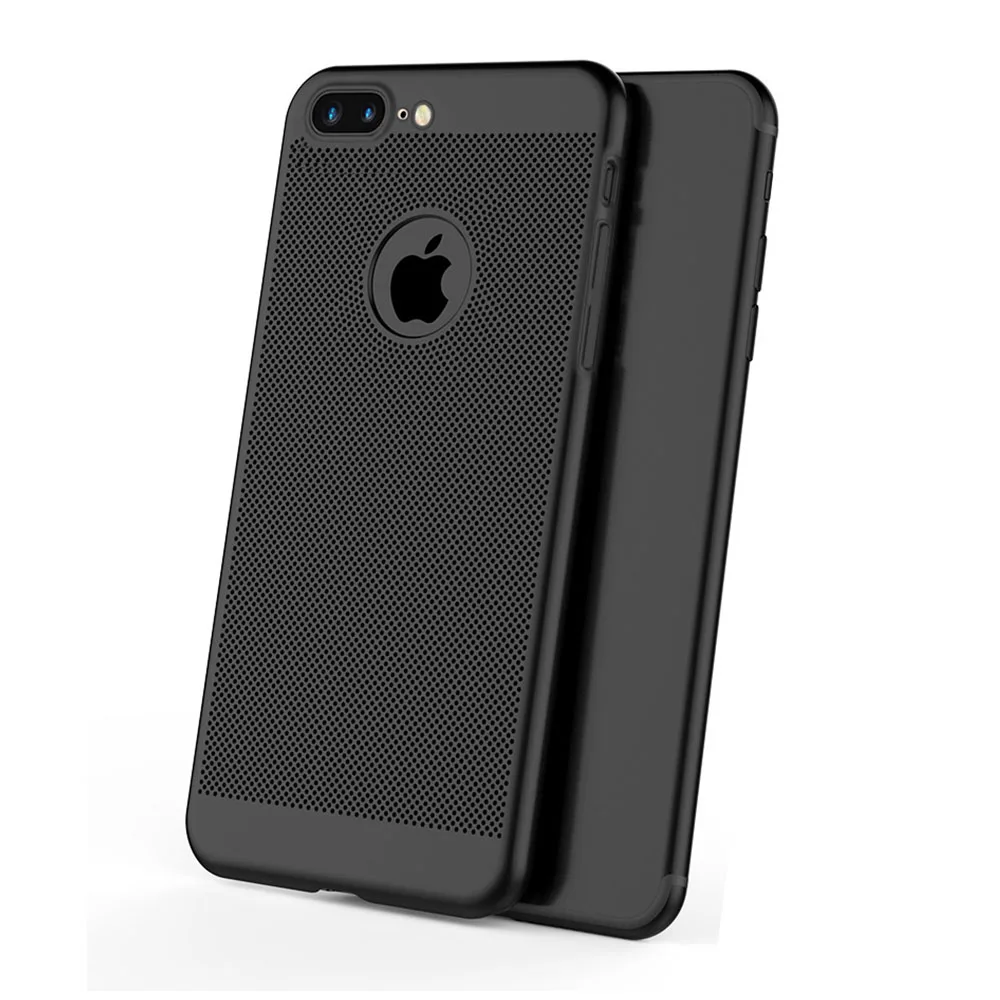 Теплоотвод чехол для телефона iPhone 8 6 6s plus 5 5S SE X XS MAX XR жесткий задний Чехол ПК