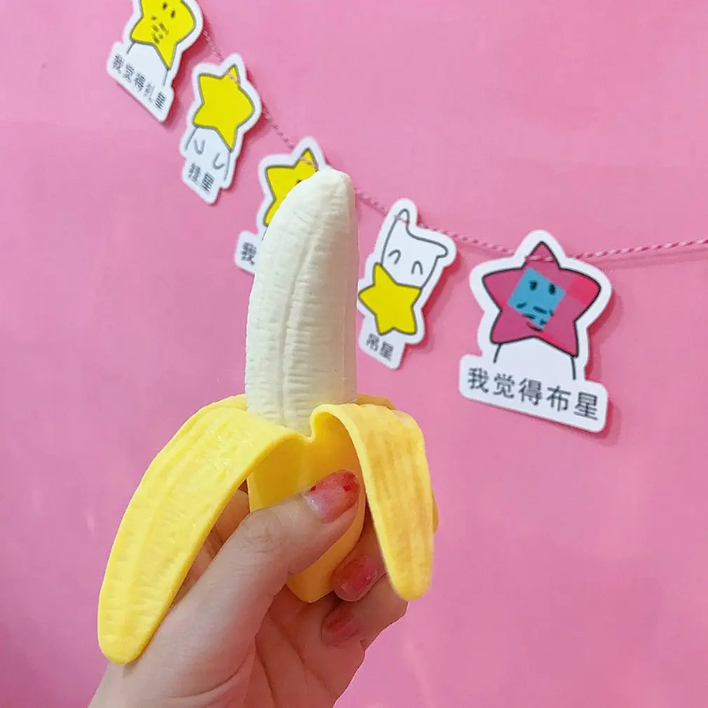 Simulation Squishy Cute Banana PU Slow Rising Toys Soft Squeeze Relief Stress Scented Gifts For Men Women | Игрушки и хобби