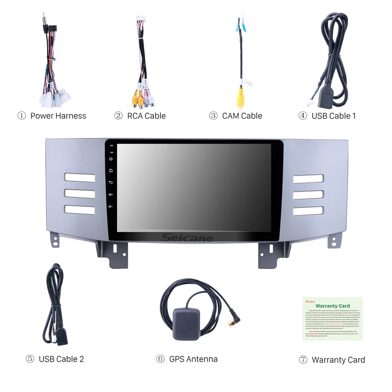 Seicane 9 Inch Android 8.1 for 2005-2009 Toyota Old REIZ Car Autostereo GPS Navigation Headunit Support TPMS DVR Rear camera | Автомобили