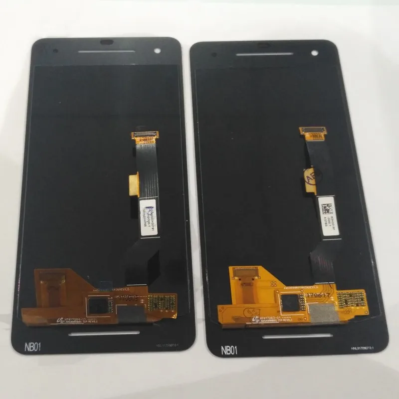 ЖК дисплей Azqqlbw для HTC Google Pixel 2 сенсорный экран с цифровым преобразователем в