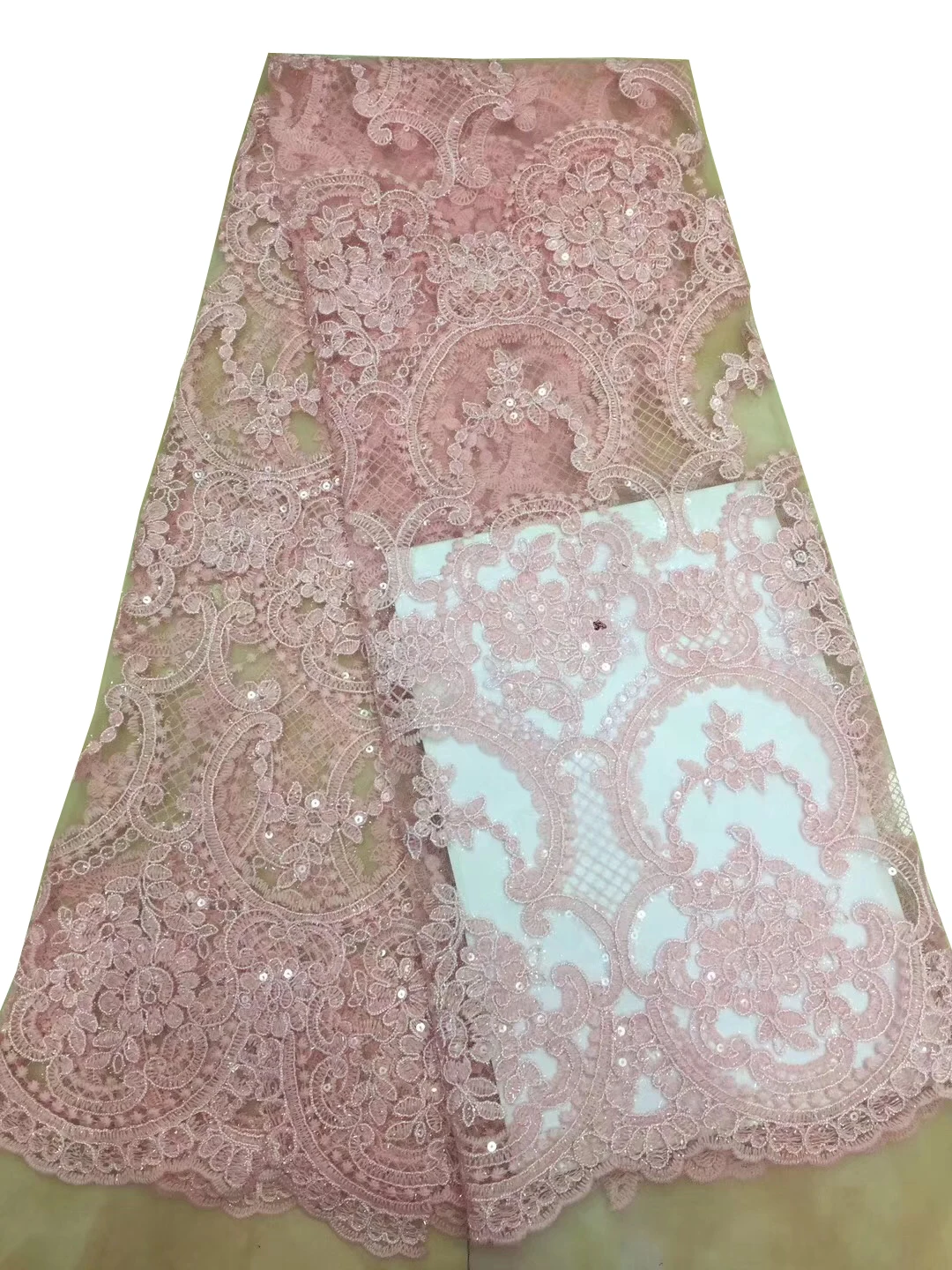 5 ярдов Бургундия кружевная ткань уникальный дизайн вышивки нигерийская Тюлевая