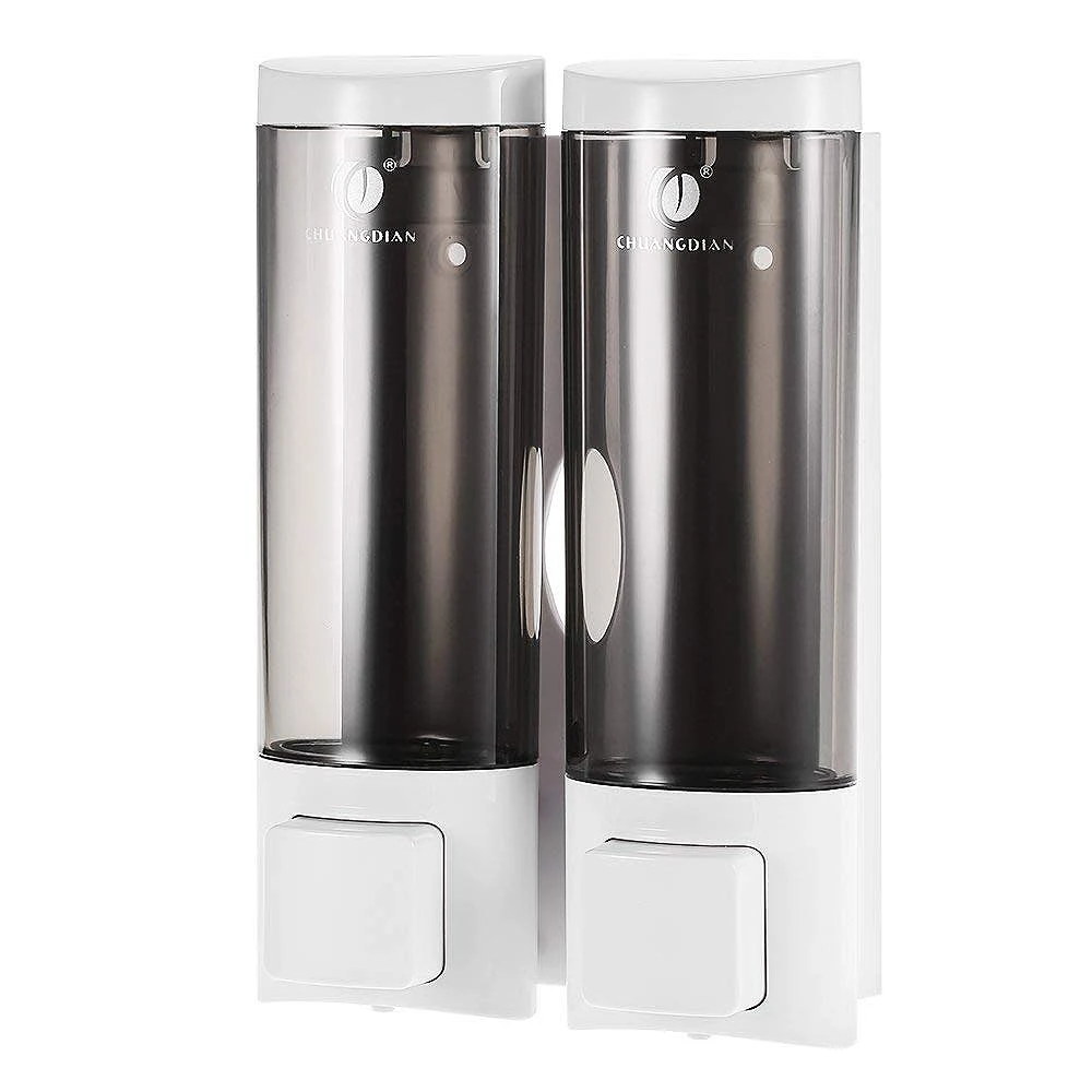 CNIM Hot Chuangdian Wall Mount Manual Soap Dispenser Double Liquid Shampoo Shower Gel | Dispensers