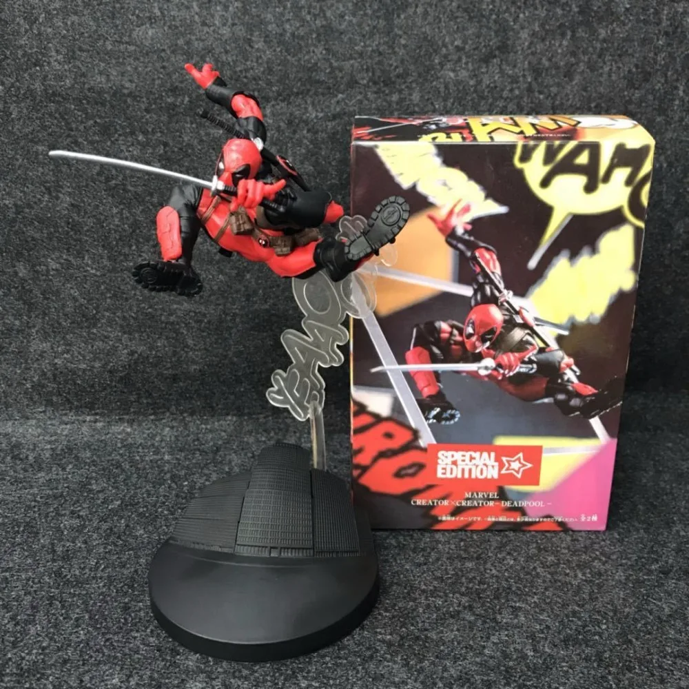 Аниме Фигурка 21 см Дэдпул экшн ПВХ фигурка Da Collezione модель игрушки Regalo Di Natale
