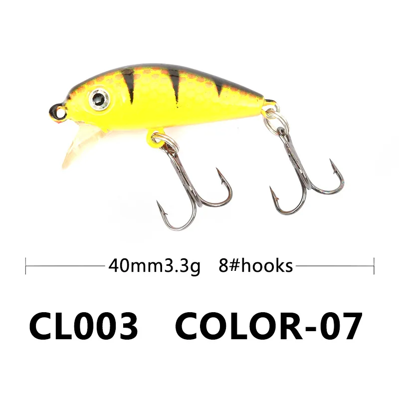 Jeebel 10 шт./лот гольян Crankbait Жесткий Bait 3 5 см/4 г Рыбалка приманки набор искусственный