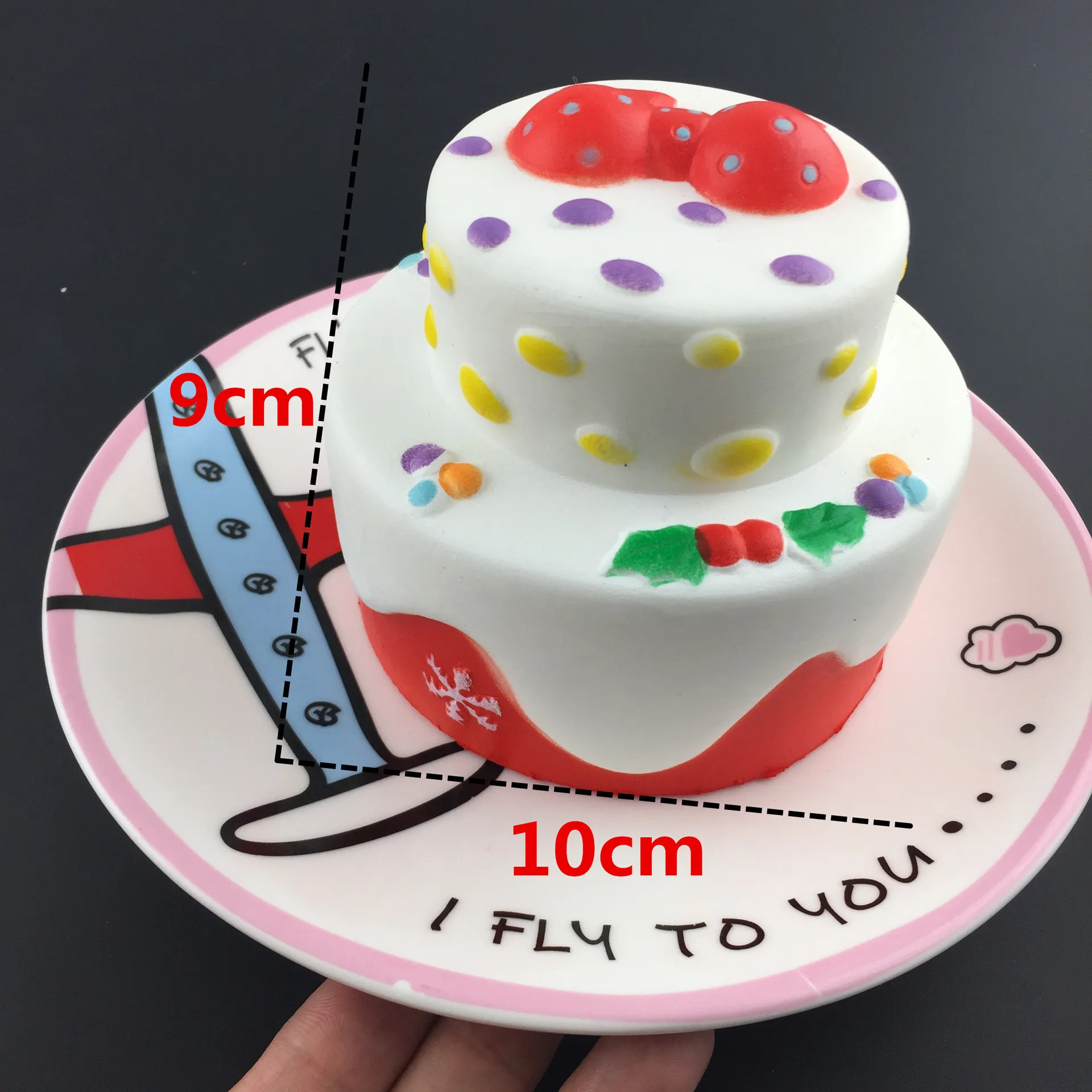 3pcs Simulation PU Cake Model Kawaii Slow Rising Soft Mini 2 Layer Fake Birthday Creative Kids Gift Toy Children Toys | Игрушки и хобби