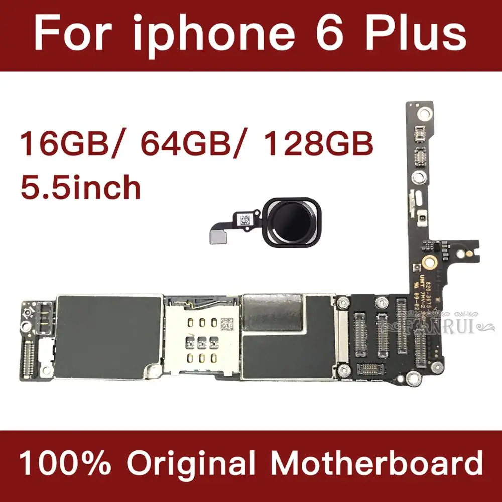 Для iPhone 6 Plus 5 дюймов материнская плата разблокированная с Touch ID