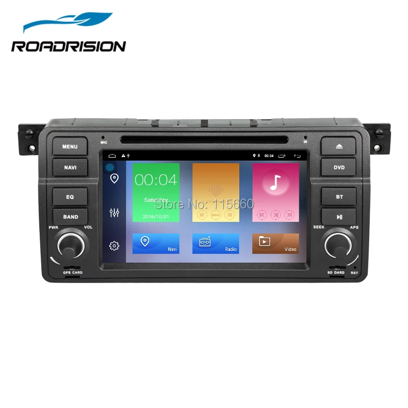 RoadRision 7 дюймов Android 8 1 автомобильный DVD мультимедийный плеер для BMW E46/M3 с Canbus Wifi