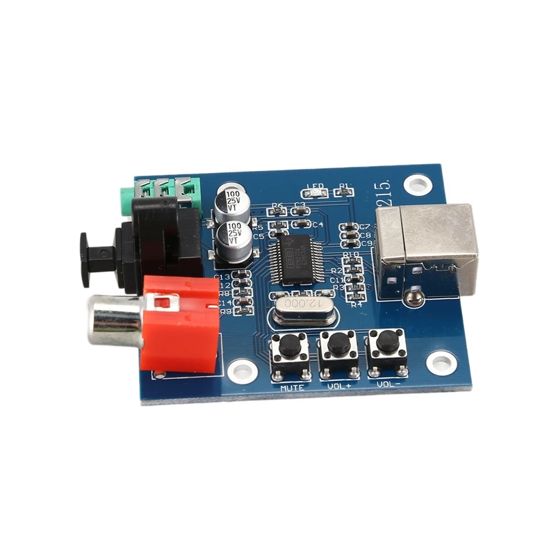 Звуковая карта PCM2704USB ЦАП Декодер USB вход коаксиальное волокно Hi-Fi звуковая