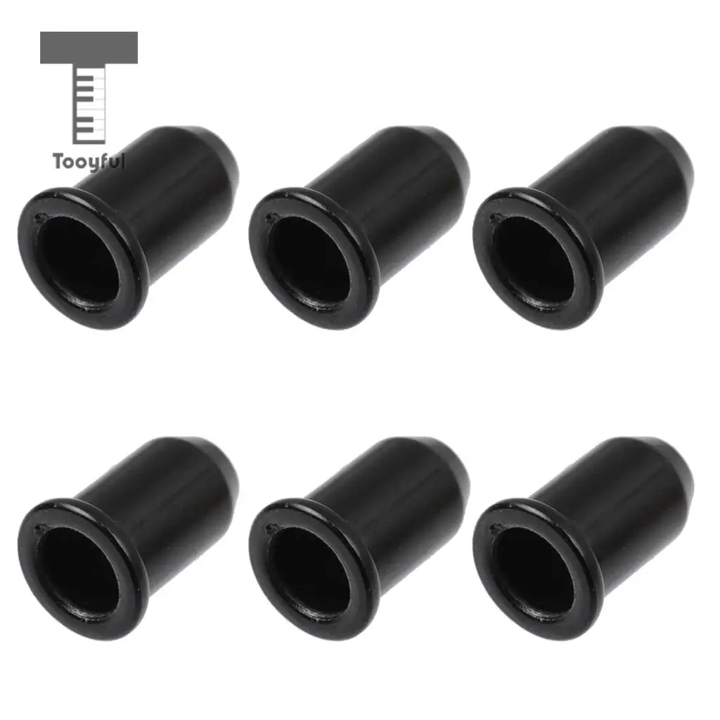 

6Pcs Iron Through Body Guitar String Mounting Ferrules Bushing Set