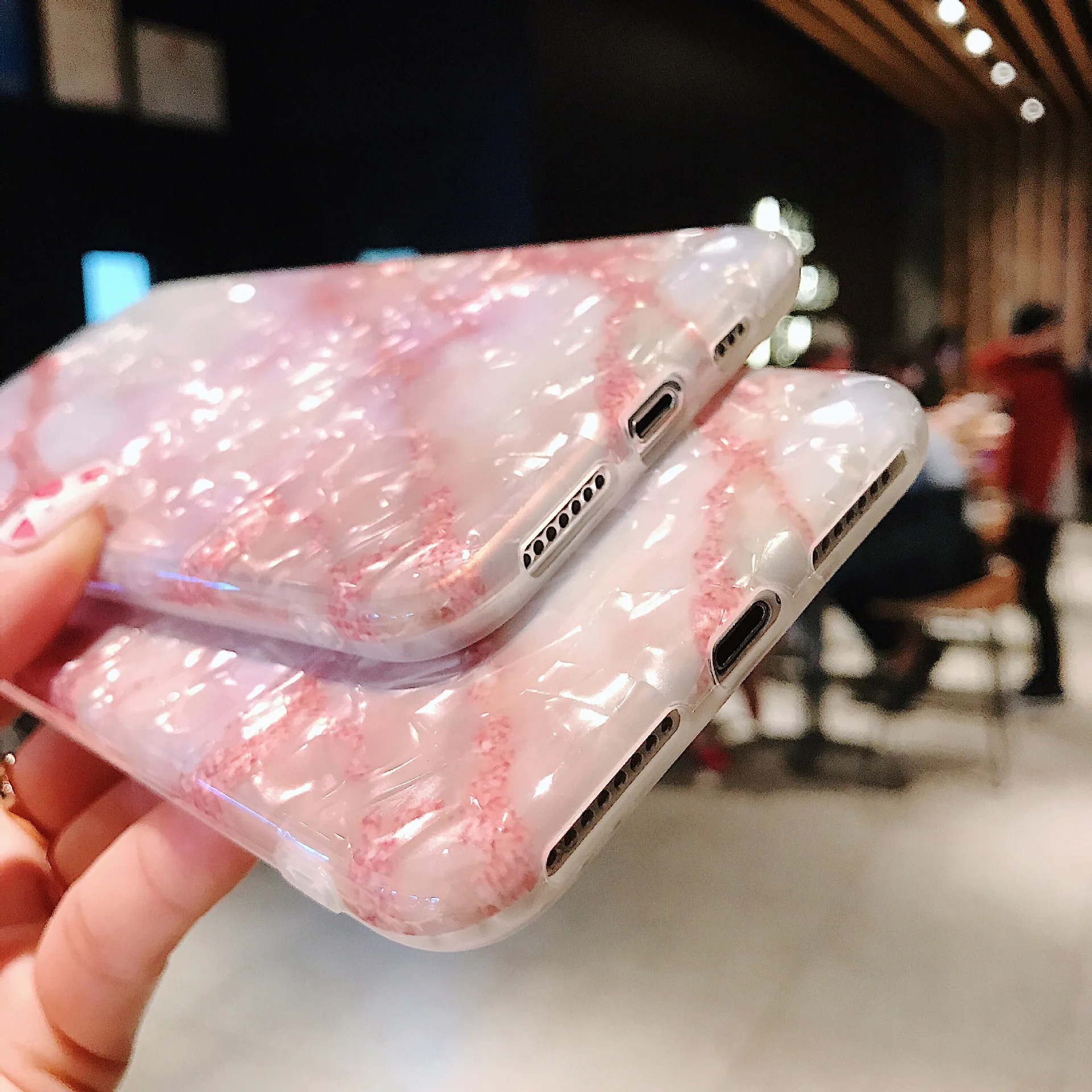 Роскошный Ретро мраморный трещина корейский чехол для телефона iPhone 7 Puls 6 6S 8Puls X XS