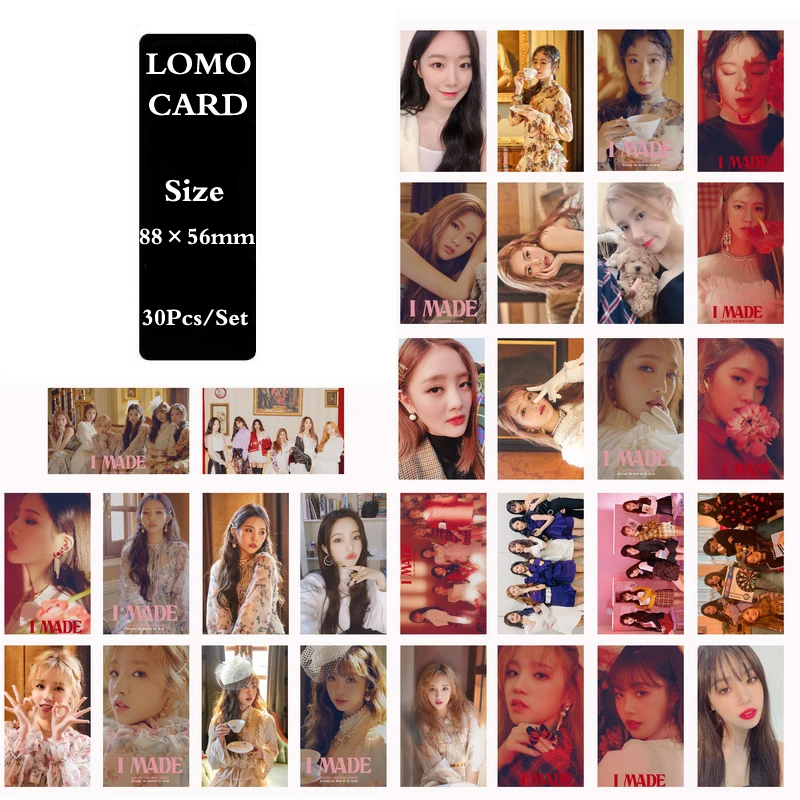Lomo Card Kpop (g) i-dle G-idle Gidle Album I Made Senorita самодельный бумажный постер для фотосъемки |