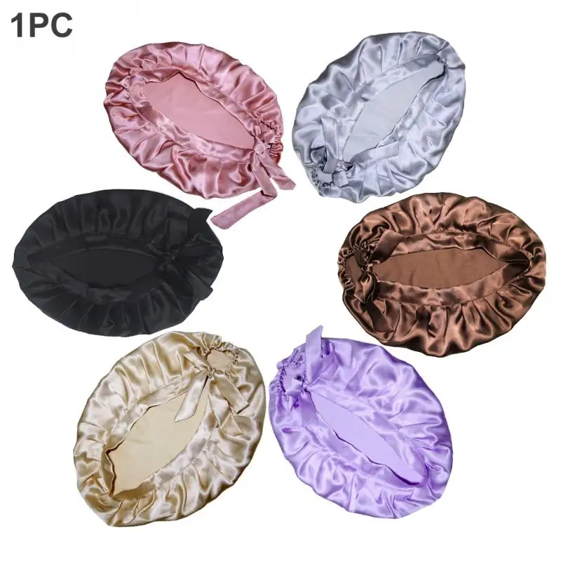 Женский головной убор на шнуровке для сна свободный размер Регулируемая мягкая