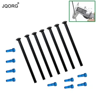jqorg 12 pieces a lot black color straight pull bike spokes 304 stainless steel material ed black color mountain bike wheel part