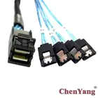 Кабель Zihan 4 SATA 7-контактный хост жесткий диск для сервера данных Raid в Mini SAS SFF-8643