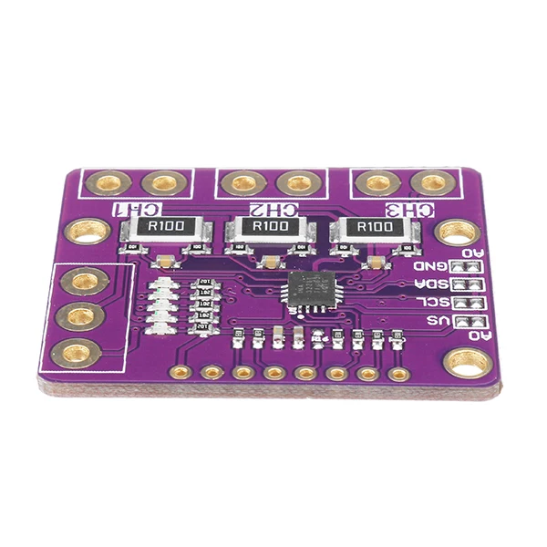 CLAITE 1 шт. INA3221 I2C выходной ток усилитель модуля монитора мощности с тройной стороны