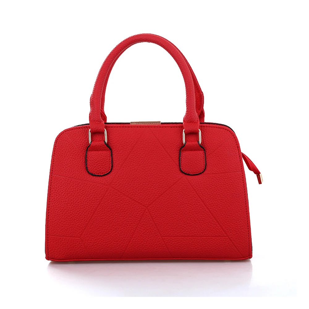 Сумка с тисненым рисунком для женщин однотонные дамские сумочки из