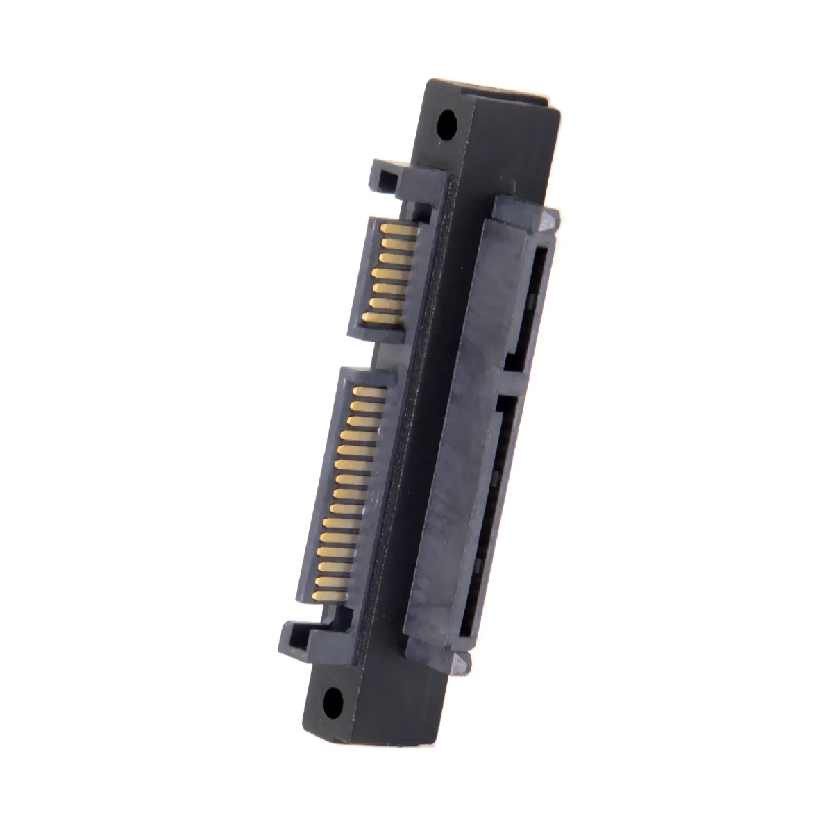 Chenyang 90 Degree Up Angled SATA 22Pin 7+15 Male to Female Extension Convertor Adapter | Компьютеры и офис