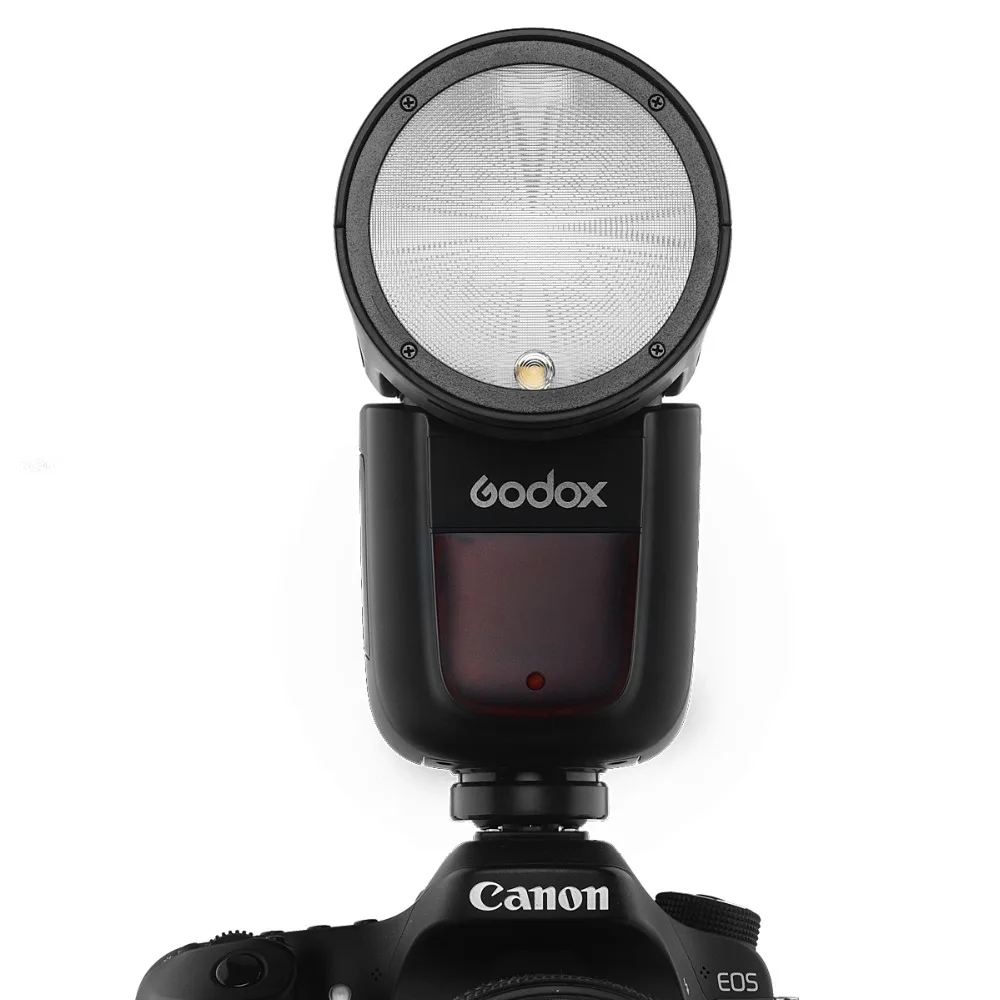 Предварительная продажа Godox V1 76 Вт круглая головка Вспышка Speedlite V1C V1N V1S TTL 1/8000s HSS