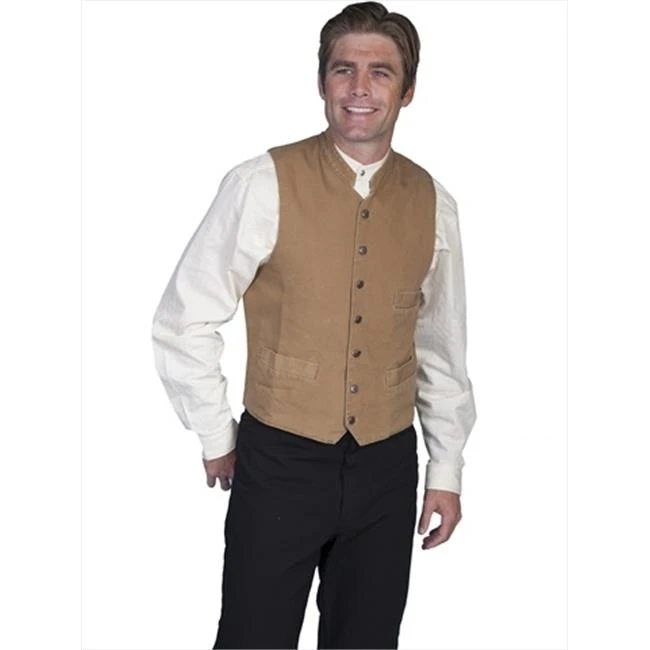 Scully RW149 BRN M Rangewear 100 процентов хлопок мужская Outrider жилет коричневый