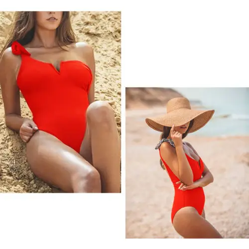 ITFABS Женский сексуальный купальник на одно плечо пляжная одежда пуш-ап