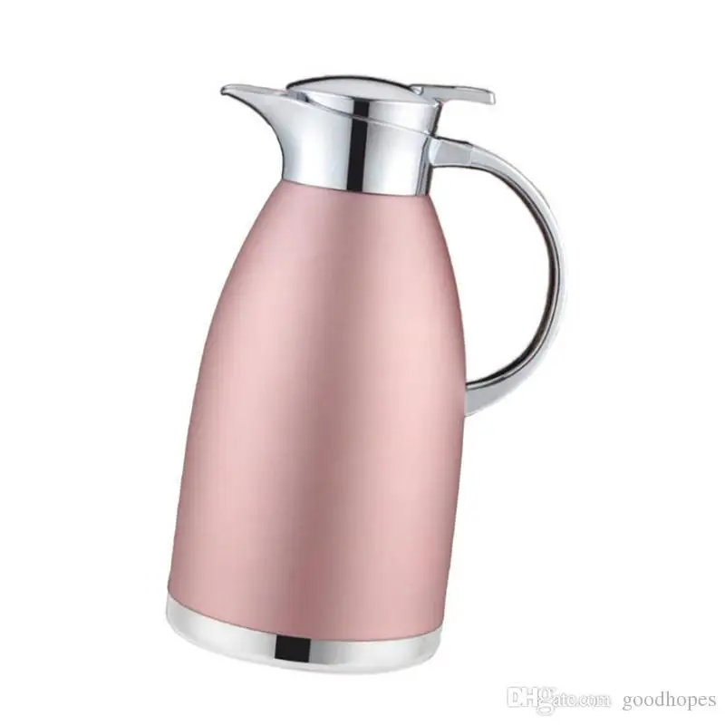 Термос из нержавеющей стали тепловой Кофе Carafe 2.3l большой емкости бутылки горячей