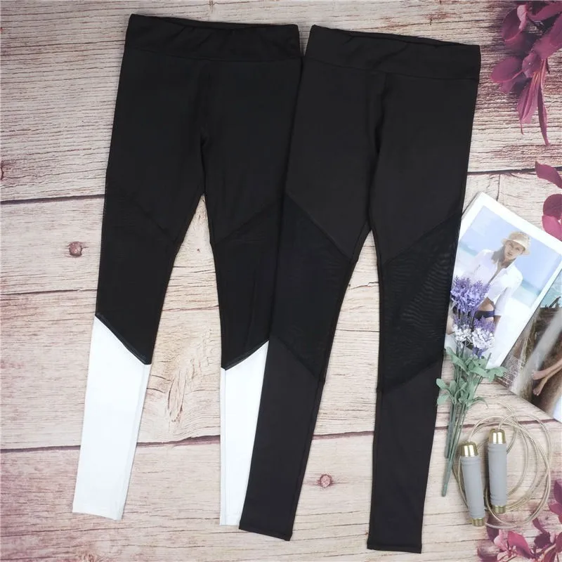 Сетчатые спортивные штаны для тренировок дышащие женские леггинсы фитнеса