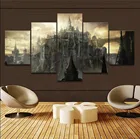 5 шт. игра Dark Souls III плакат с замком современный холст HD Печать модульные картины Домашний Декор Картина на холсте оптовая продажа