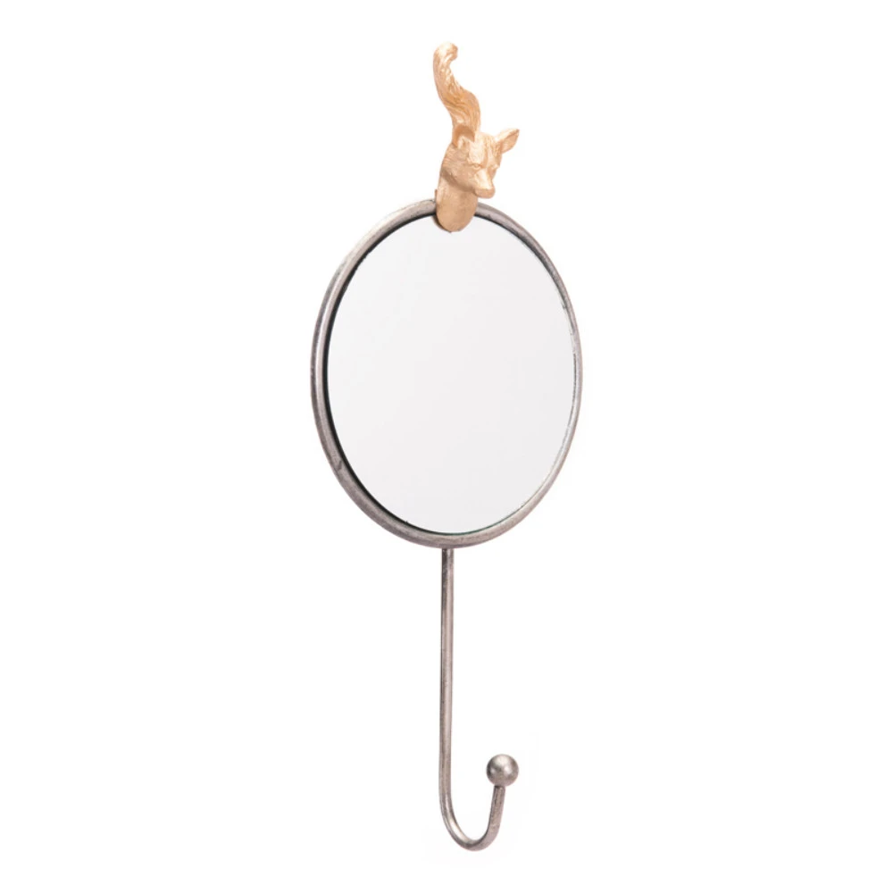 Fox Mirror In Silver |