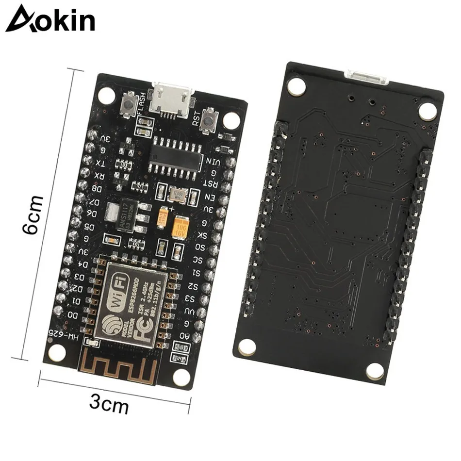 Беспроводной модуль NodeMcu v3 Lua WIFI Интернет вещей макетная плата ESP8266 с антенной pcb usb порт фонарик