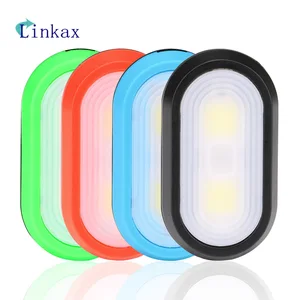 Миниатюрный светодиодный Рабочий фонарь, 3 режима, ручной светильник для осмотра, карманный ночсветильник, фонарь для кемпинга, палатки с зажимом, работает от 2 батареек ААА