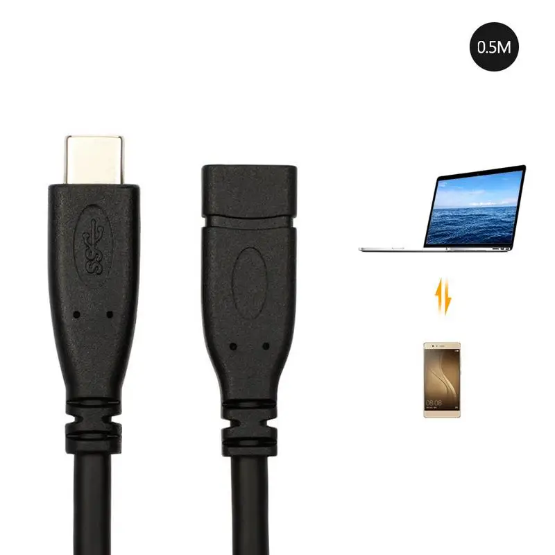 Тип C USB удлинитель 3 1 папа мама Кабель Разъем Автомобильный адаптер для телефона