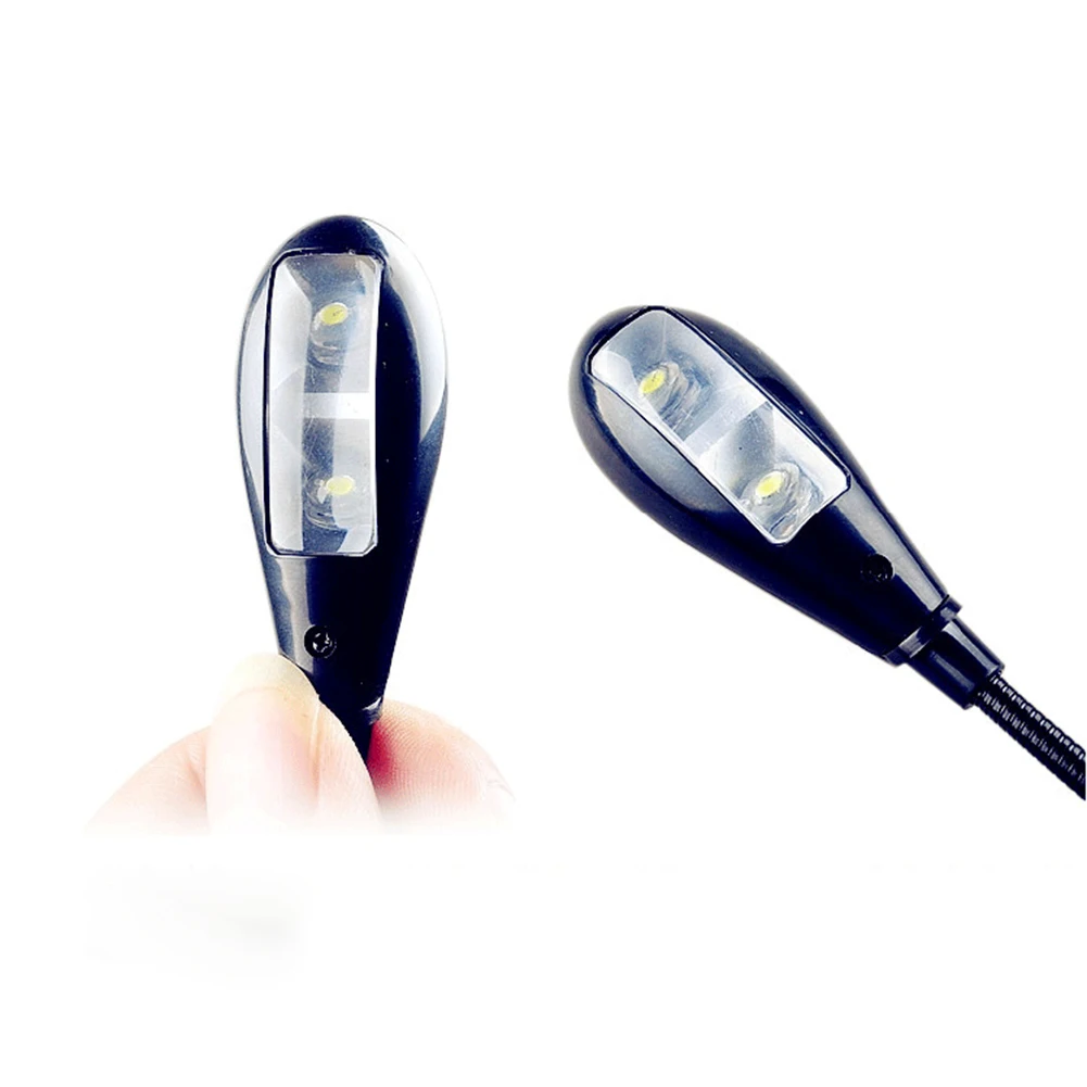 2 LED гибкий рычаг гусиная шея USB Чтение Рыбалка переключатель вкл./выкл. Ночная