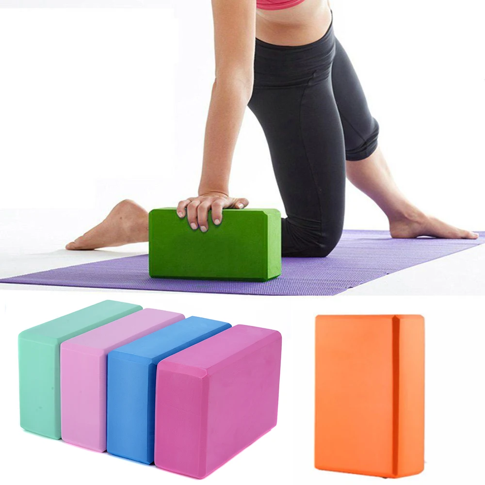 

MAYITR 15*7.5*23cm Non-Slip Yoga Block Pilates EVA Stretching Aid Brick Foam Stretch Fitness Exercise Gym Yoga Tool