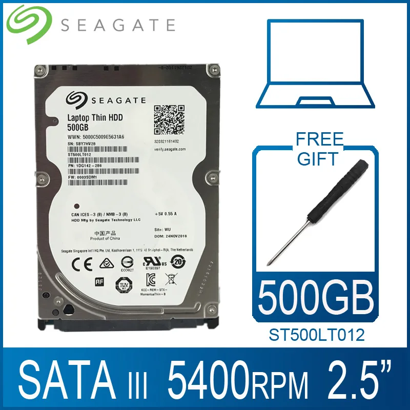 Seagate 500 GB ноутбук жесткий диск Гб 2 5 &quotВнутренний HD Жесткий SATA III 6 ГБ/сек. 16M Кэш 7 мм