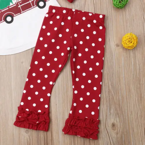 New Fashion Children's Suit Newborn Baby Boys Girls Set Print Pulka Dot Tops Sweatshirt Long Pants Outfits 0-24M | Детская одежда и