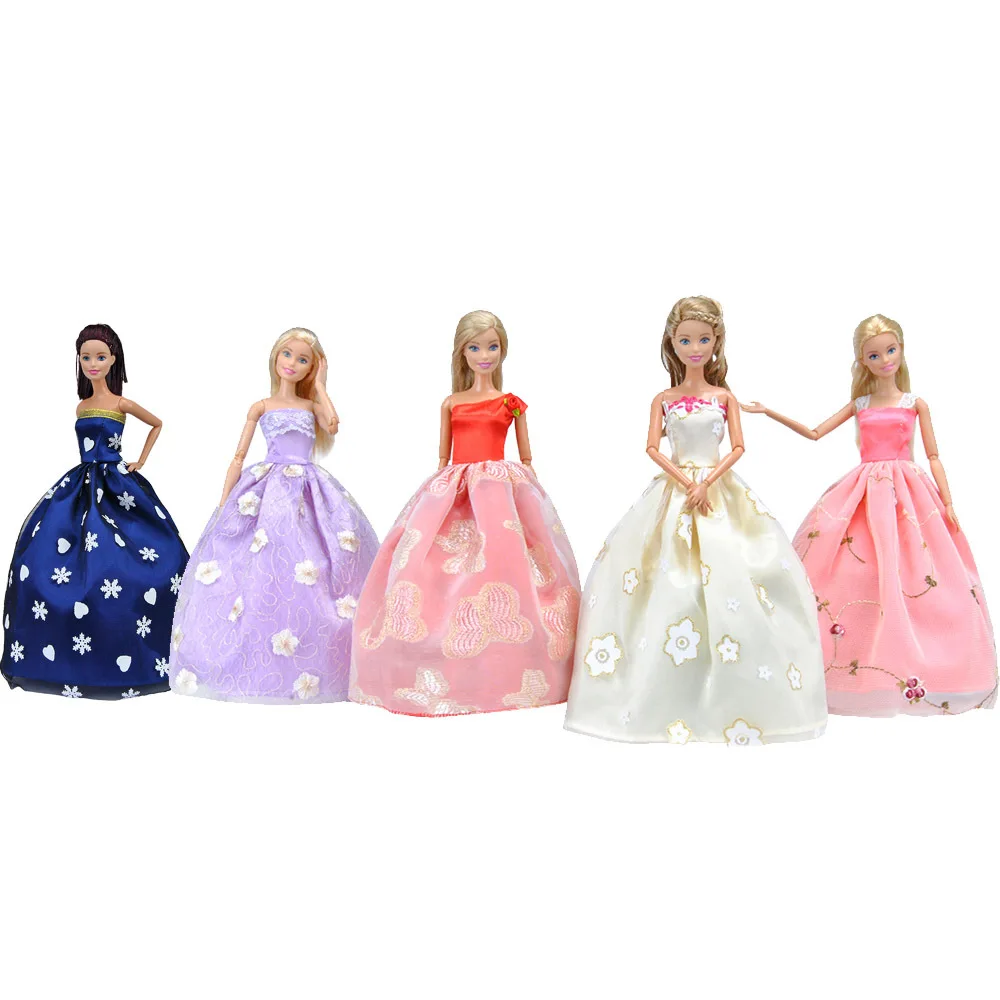 Свадебное платье куклы Барби костюм Роскошная полная посылка свадебное юбка