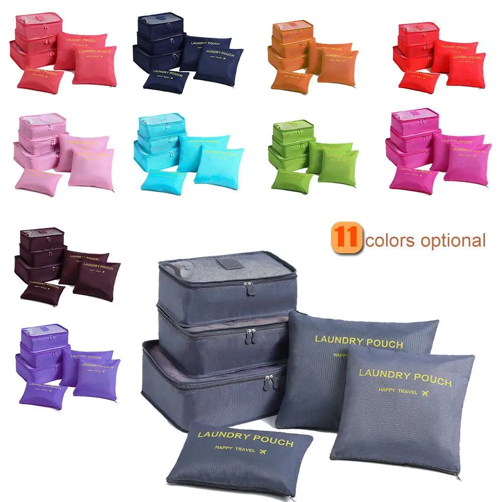 Новая модная шестикомпонентная сумка для хранения дорожная дома Прямая