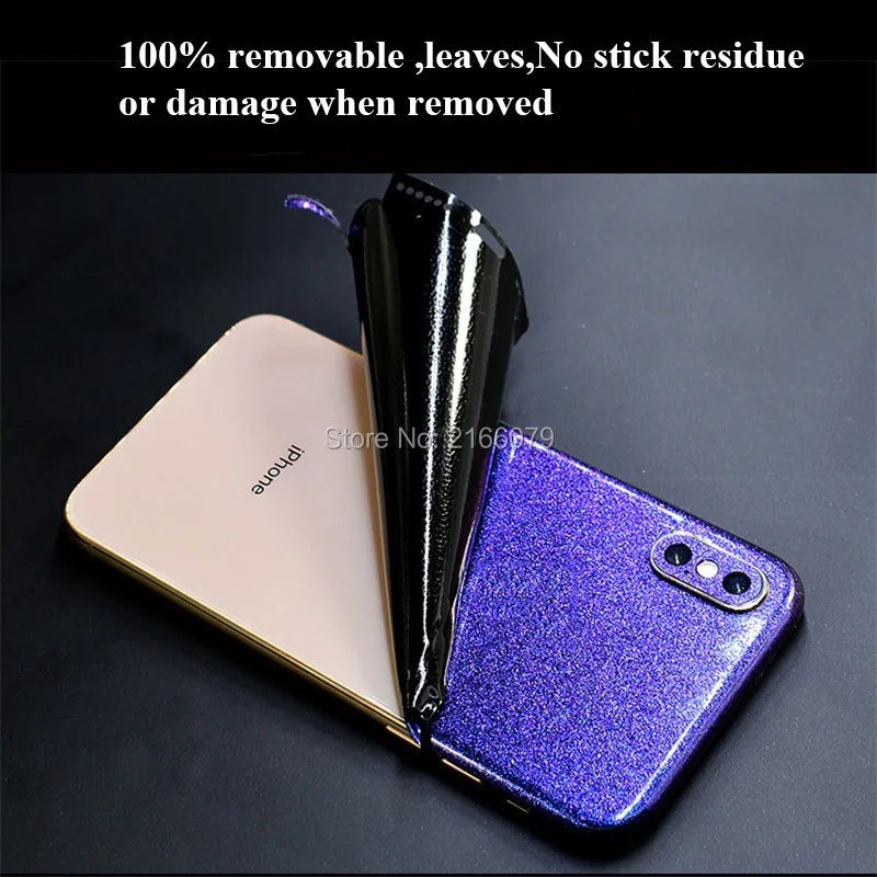Для Apple iPhone Xs Max Xr X 8 7 6 6s Plus 5S SE полная задняя градиентная Блестящая крышка