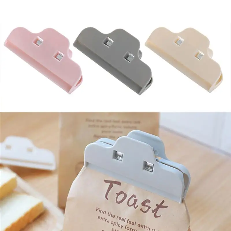 3Pcs Stay Fresh Plastic Bag Sealer Clips Sticks Dust-proof Storage for Kitchen Chips Pets food | Дом и сад