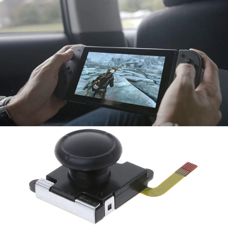 Левый и правый 3D Аналоговый джойстик Rocker Thumb Rod Stick с отверткой для контроллера