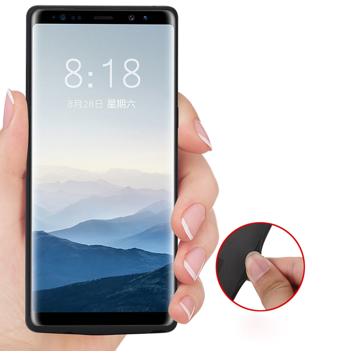 Чехол для зарядного устройства Samsung Galaxy Note 8 2017 6500 мач чехол портативного 2017|Чехлы