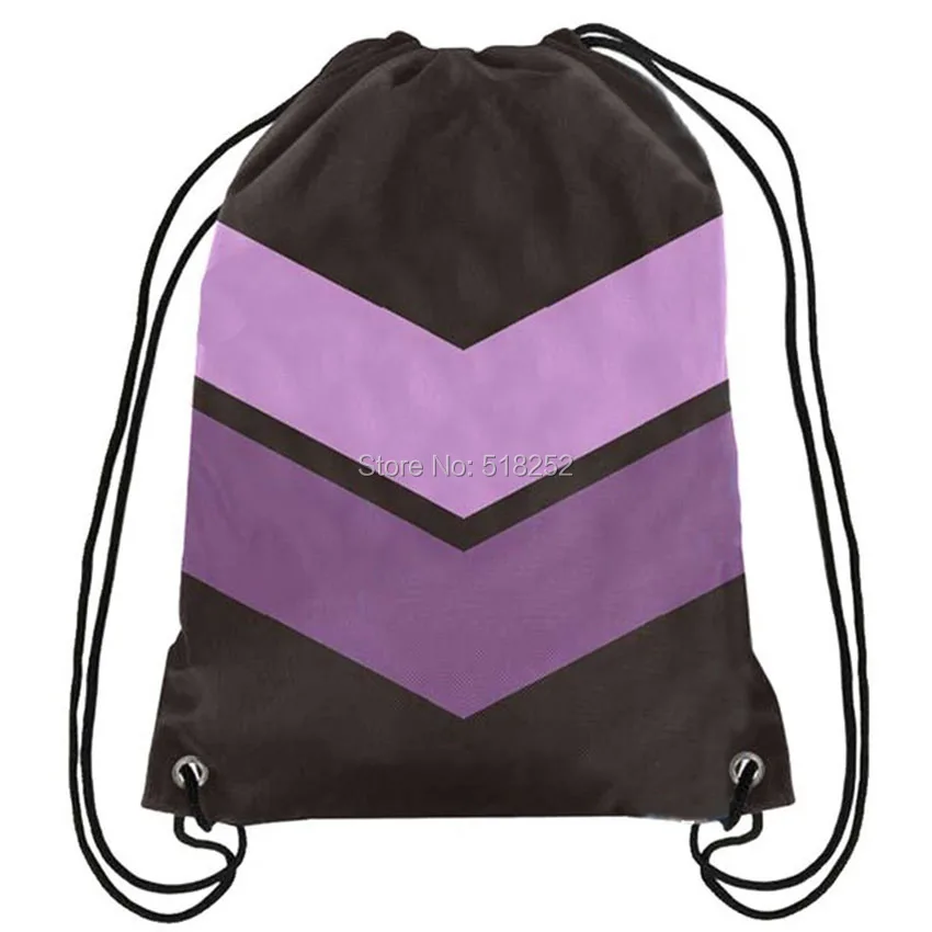 Гордыня Радуга Drawstring Рюкзак Розовый LGBT сумка Спорт настроить 35x45 см полиэфир