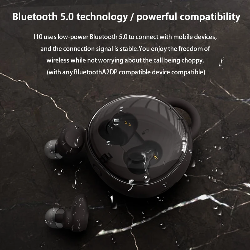 Беспроводная TWS Bluetooth гарнитура Devil Cartoon мини стерео бас 5 0 микрофон с