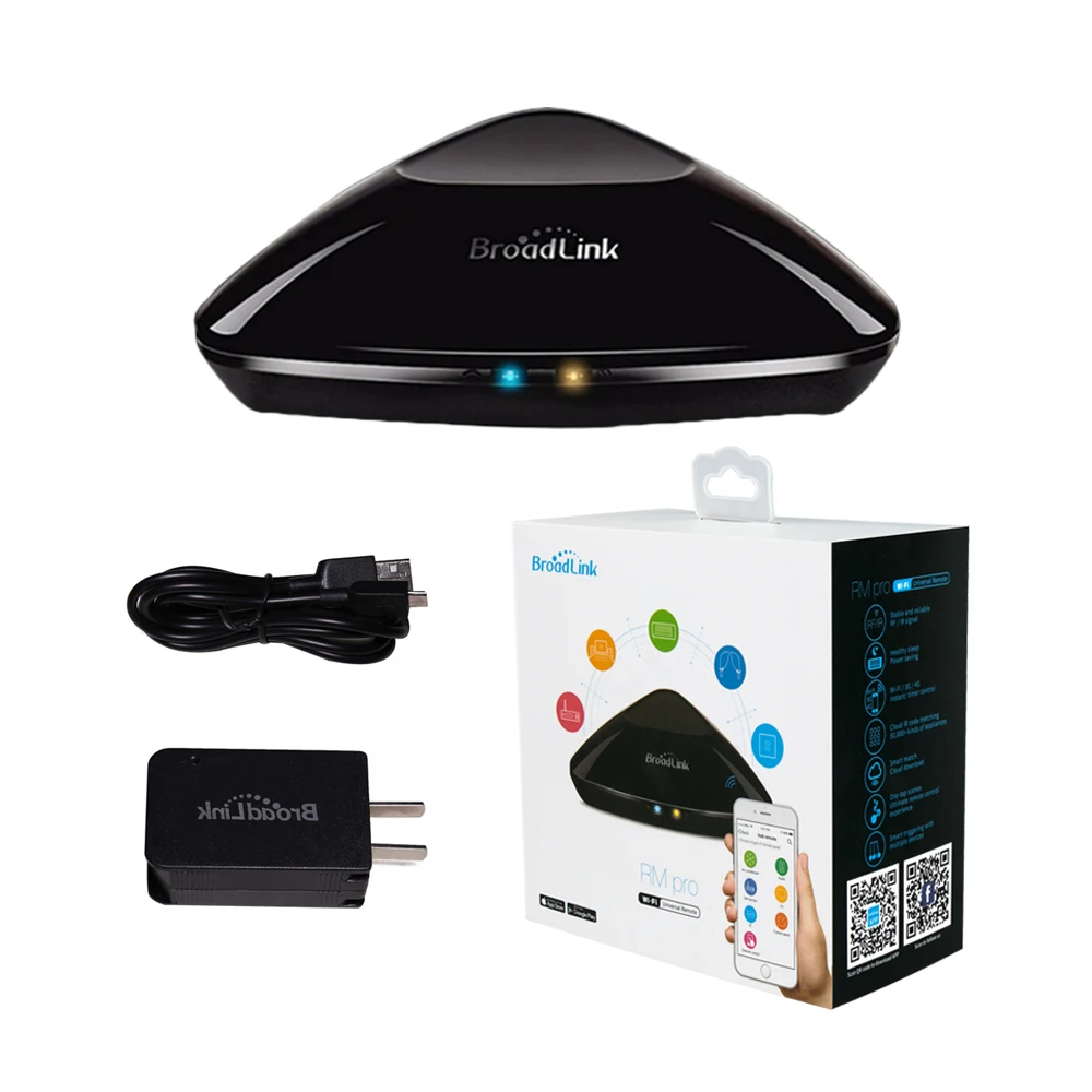 Broadlink RM PRO + 2019 универсальная интеллектуальная поддержка Slimme Domotica WiFi IR RF Schakelaar для